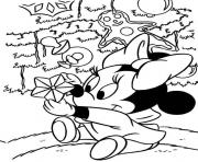 Coloriage mickey mouse disney noel 6