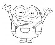 Coloriage le sourire deminion