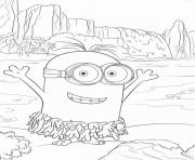 Coloriage minion de moi moche et mechant 5