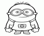 Coloriage minion de moi moche et mechant 1