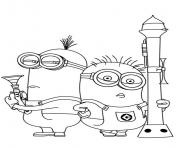 Coloriage minion de moi moche et mechant 26