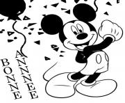 Coloriage disney nouvel an 30