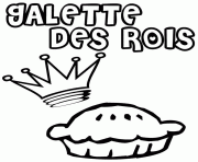 Coloriage galette des rois