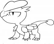 Coloriage pokemon xy bebecaille