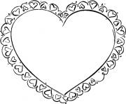 Coloriage coeur saint valentin 29