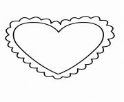 Coloriage coeur saint valentin 16