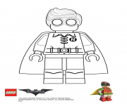 Coloriage Robin Lego Batman Movie