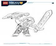 Coloriage Lego Nexo Knights Clay 1