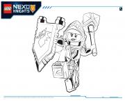 Coloriage Lego Nexo Knights Macy 1