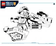 Coloriage Lego Nexo Knights Aaron 1