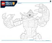 Coloriage Lego Nexo Knights LE REPAIRE VOLCANIQUE DE JESTRO 6