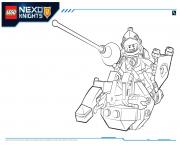 Coloriage Lego Nexo Knights Lance 1