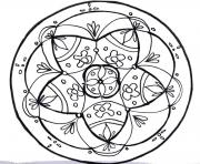 Coloriage paques mandala antistress adulte 2