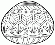 Coloriage paques mandala antistress adulte