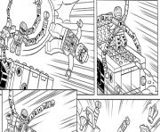 Coloriage lego marvel avec spiderman