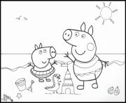 Coloriage peppa pig 48