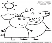 Coloriage peppa pig 148