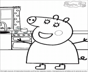 Coloriage peppa pig 76