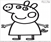 Coloriage peppa pig 14