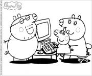 Coloriage peppa pig 186