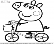 Coloriage peppa pig 10