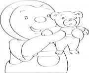 Coloriage tchoupi et doudou 2