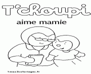 Coloriage tchoupi et doudou 70