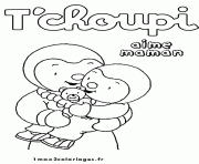 Coloriage tchoupi et doudou 37