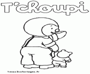 Coloriage tchoupi et doudou 9