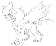 Coloriage pokemon mega evolution Absol 359