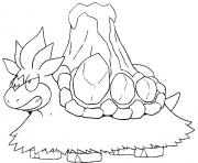 Coloriage pokemon mega evolution Camerupt