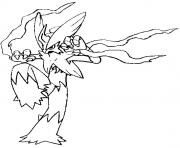 Coloriage pokemon mega evolution Brasegali