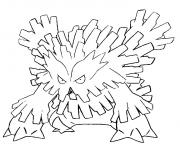 Coloriage pokemon mega evolution Blizzaroi