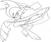 Coloriage pokemon mega evolution Gallame 475