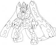 Coloriage 718 Zygarde Forme parfaite 100 pokemon forme alternative