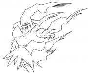 Coloriage darkrai pokemon legendaire