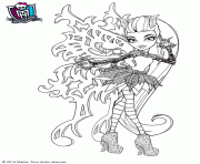 Coloriage monster high bonita femur