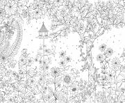 Coloriage adulte nature zen anti stress 