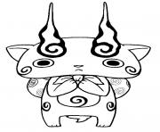 Coloriage yo kai watch 2 komasan