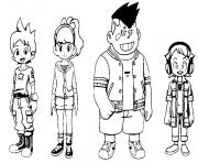 Coloriage yo kai watch Nathan Adams Katie Forrester Remi Blaise Matthieu Descartes