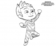 Coloriage Pyjamasques Catboy heros en Pajama