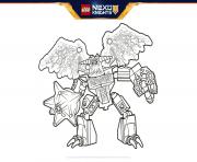 Coloriage lego nexo knights Grimroc