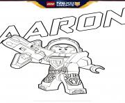 Coloriage lego nexo knights Aaron