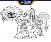 Coloriage lego nexo knights BadGuys Formation