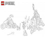 Coloriage lego ninjago saison 7