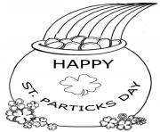 Coloriage happy saint patrick 2