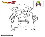 Coloriage dbz dende dragon ball z officiel