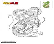 Coloriage dbz shenron dragon ball z officiel