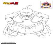 Coloriage dbz le surpuissant boo dragon ball z officiel