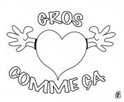 Coloriage je taime gros comme ca fete des meres